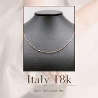ราคา สร้อยคอทอง 18K (Italy Necklace) 2.14 กรัม (26573332199)