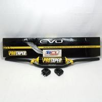 ราคา แฮนด์รถ Fatbat สีดํา Evo + โฟมสีดําสีเหลืองยี่ห้อ Protaper (43205767857)