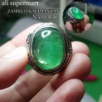 ราคา NATURAL GREEN TEKTITE AGATE STONE RING หรือ NATURAL KALIMANTAN EMERALD (41130339735)