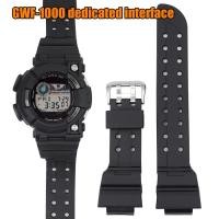 ราคา สายนาฬิกาข้อมือ ยางซิลิโคน สีดํา กันน้ํา แบบเปลี่ยน สําหรับ Casio G-SHOCK GWF-1000 FROGMAN Series (20180988392)