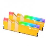 ราคา THERMALTAKE TOUGHRAM RGB Memory DDR4 3600MHz 16GB (8GB x2) Metallic Gold (8190339547)