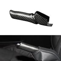 ราคา For Nissan GTR GT-R R35 2009-2016 Coupe 2-Door Real Carbon Fiber Interior Handbrake Grips Trim Hand (48605350037)