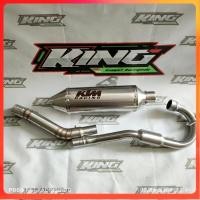 ราคา 1 ชุดท่อไอเสีย Racing KTM สําหรับ Ksr110 / Ksr110 pro / Msx125 / Klx150 / Crf150 / Dtracker / Wr155 ท่อสแตนเลสใน 38mm (56158647269)