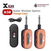 ราคา ไวร์เลสเครื่องดนตรี Xvive A58 Guitar Wireless System (สี Orange) (55107201457)