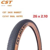 ราคา CST Jack Rabbit 26 x 2.10 Tanwall Skinwall Brown ยางจักรยานแบบพับได้ระดับพรีเมียม (54450633457)