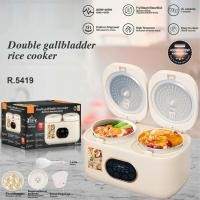 ราคา Double Slow Cooker Buffet Server Multifunctional Removable Double Slow Cooker Pop Up Lid for Gatheri (40229499977)