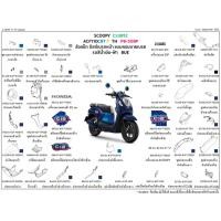 ราคา ชุดสี Scoopyi 2023 ชุดสี สกู๊ปปี้ 2023 เฟรม scoopyi CLUB12 2023 ACF110CBT P TH สีน้ำเงิน-ฟ้า BUE อะไหล่ HONDAแท้ 100% (27389386813)