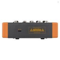 ราคา 8-Channel ผสมคอนโซล Ultra Low Noise 8 ช่องสายสเตอริโอผสม Mono/Stereo Switching Compact Digital Audio Mixer สําหรับกีตาร์เบส (43200931080)