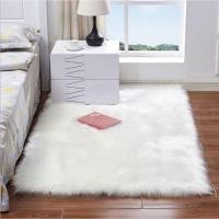 ราคา พรมเฟอร์สีขาววี่เ พรมขนมิ้งค์ White Fur Faux Rug Carpet พรมปูพื้น พรมขนเฟอร์ พรมขนมิ พรมขนเฟอร์นุ่มๆ พรมขนสัตว์ พรม (1653277805)