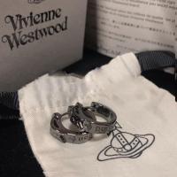 ราคา Vivienne Westwood Saturn เข็มขัดหัวเข็มขัดต่างหูอินเทรนด์ชาย Niche แหวนรู้สึกเงิน Pigment แหวน All-Match ต่างหู (25130091110)
