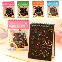 ราคา สมุดกระดาษดำสีรุ้ง (34447106)