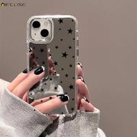 ราคา สําหรับ Tecno Camon 40 30 19 17 Pro Spark 20 Pro Plus 10C 10 20C 7 7T GO 2024 2023 Pop 8 7 5 Lite Pro 3 5Gเคสโทรศัพท์แต่งหน้ากระจกSimple Black Star Polka Dotปลอกกรณี ฝาครอบ (51609247289)