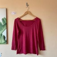 ราคา Uniqlo heattech เสื้อฮีทเทคแขนยาวสีชมพูบานเย็น (20479508853)