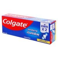 ราคา ยาสีฟัน Colgate (คอลเกต) ยอดนิยม 150กรัม x2 แพ็คคู่ มีประสิทธิภาพป้องกันฟันผุ (20723697070)