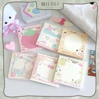 ราคา [MILOLI] 50 แผ่น MEMO PAD CARTOON PUPPY Non Stick Memo Note Paper Notepad - C0081 (43407404147)