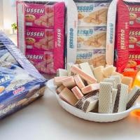 ราคา GUSSEN กัสเซ็น ขนมเวเฟอร์สอดไส้ครีม สุดฮิต (22 กรัม x 12 ชิ้น) (45800147895)