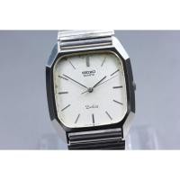 ราคา Vintage 1982 [Exc+4] Seiko Dolce 5931-5300 Silver Square 30mm Quartz Men's Watch (54056588424)