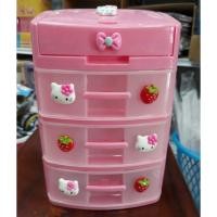 ราคา ลิ้นชักคิตตี้ 3ชั้น ขนาด 15×19×25cm. (1631150614)