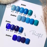 ราคา สีเจล AS 15ml. ฝาแหลม โทนสีน้ำเงิน-ฟ้า รหัส AKB 01-09 พร้อมส่ง (24371391143)