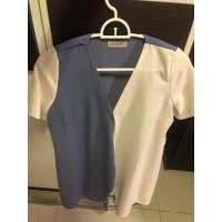 ราคา เดรสใส่ทำงานสีน้ำเงิน-ขาว (7349004854)