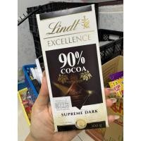 ราคา พร้อมส่ง สินค้ามีตำหนิตำสินค้ามีตำหนิตามภาพ ละลาย หมดอายุมกราปีหน้าlindt 90% cocoa (55609784347)