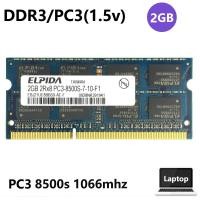 ราคา 2GB 2Rx8 PC3-8500s DDR3 1066mhz สําหรับ ELPIDA แล็ปท็อป RAM หน่วยความจําโน้ตบุ๊ค (53155938992)