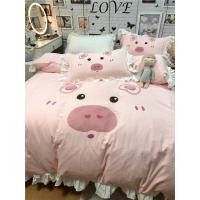 ราคา เลดี้นุ่มและอินสุดน่ารักgirlyหัวใจลูกไม้ผ้าห่มปกล้างผ้าฝ้ายผ้าขนหนูปักชุดสี่ชิ้นของผ้าปูที่นอนชุด 3 (28305502702)