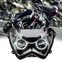 ราคา Z800 Headlight Eye HID Projector Custom Headlight Assembly For Kawasaki Z800 z250 2013 2014 2015 20 (56706845331)