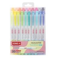 ราคา ปากกาเน้นข้อความ Dong-A Twinliner 2 หัว ชุด 6 สี / 12 สี / 17 สี / 20 สี (6515584845)