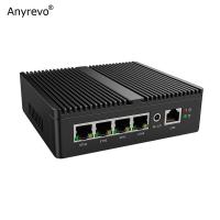 ราคา Fanless Quad Core Mini PC Intel N6000 N5105 J5040 พร้อม 4 x Intel i226 2.5G Soft Router HDMI DP pfSense OPNsense AES-NI Firewall (54104176343)