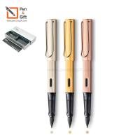 ราคา LAMY LX Fountain Pen Nib EF, F, M, B -ปากกาหมึกซึม ลามี่ แอลเอ็กซ์ สีทอง ครีมอ่อน ชมพูทอง (พร้อมกล่องปากกา Lamy สีเทา) (25468751729)