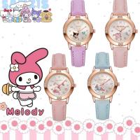 ราคา นาฬิกาข้อมือควอตซ์ Sanrio Kuromi Melody Hello Kitty Cinnamoroll ประดับเพชร สีโรสโกลด์ สําหรับเด็ก (25906485363)