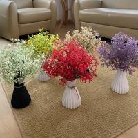 ราคา ดอกยิปโซพร้อมแจกันขาว ดอกยิปโซปลอม ดอไม้ปลอมแต่งบ้าน (21392019794)