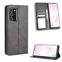 ราคา ปลอก Samsung Galaxy Note 20 Ultra / Note20 Vintage Flip Cover Magnetic Business Wallet Case เคสหนัง PU Card Holder Stand (50157771971)
