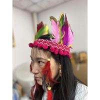 ราคา มงกุฎขนนก ที่คาดผมโบฮีเมี่ยน คาดผมขนนก แบบขนข้าง (4855586155)