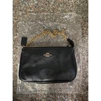 ราคา กระเป๋าหนัง Coach mini pouch สายโซ่ (used) ของแท้ 100% (17449029945)