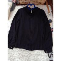 ราคา เสื้อแขนยาวสีดำ เสื้อชีฟองแขนยาว (17332480114)