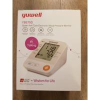 ราคา YUWELL เครื่องวัดความดัน รุ่น YE670D แถม adapter+กระเป๋าใส่เครื่อง (มีเสียงพูดภาษาไทย) แขนใหญ่ใช้ได้ รอบแขน 22-45 cm. (4147313106)