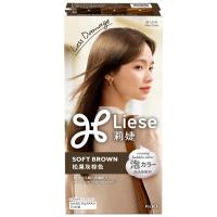 ราคา ลิเซ่โฟมเปลี่ยนสีผมครีมมี่บับเบิ้ลคัลเลอร์ซอฟต์บราวน์ Liese Creamy Bubble Soft Brown Color Foam [4901301370464] (40429448349)