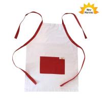 ราคา New Morning ผ้ากันเปื้อนผู้ใหญ่และเด็กโตแบบผูก White & Red (407091866)