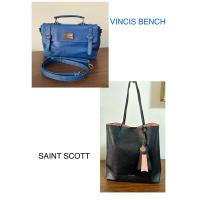 ราคา กระเป๋ามือสอง หนังซาฟิโน่ แบรนด์VINCIS BENCH/แบรนด์SAINT SCOTT สภาพดี (42050452003)