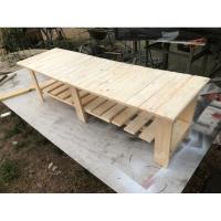 ราคา งานม้านั่งยาว ไม้สนเก่าขัดเลียบและเคลือบเรียบร้อย (24872360851)