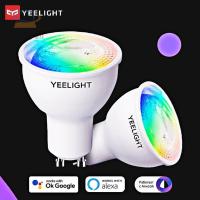 ราคา GOOGLE Yeelight หลอดไฟ Led Gu10 Ac 200-240 V 4 . 8 W 2700 K หลากสีขาว (10053942225)