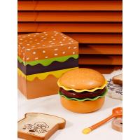 ราคา Creative จานขนมหวานเซรามิคจานสวยชามแฮมเบอร์เกอร์ชุด 5 ชิ้นชามสลัดน่ารักชามข้าว (27019056180)