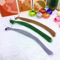 ราคา เชือกดิ้นแบ่งขาย สีทอง สีเงิน สีเขียว (ยาว 23-25 ซม.) ใช้ผูกใบเลื่อมโปรยทาน (25722689995)