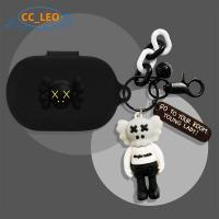 ราคา Suitable for SoundPeats T3 Pro Case Cute Building Block Keychain Pendant Cartoon Silicone Soft Case for SoundPeats Life Shockproof Shell Protective Cover (53909145389)
