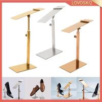 ราคา [Lovoski2] ขาตั้งโชว์รองเท้า, ที่วางไรเซอร์รองเท้าหนังพร้อมที่หยุดส้นกันลื่น, รองเท้าแตะ (48407623869)