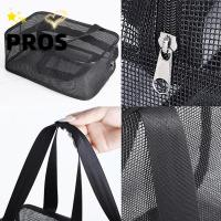 ราคา PROS Mesh Shower Bag Quick Dry Bathroom Carry Tote Tote Bag Beach Storage Bag (55759616273)