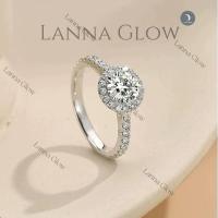 ราคา Lanna Glow แหวน เงินแท้ 92.5 เพชรสวิส(CZ) แหวนคู่ แหวนแต่งงาน แหวนผู้หญิง แหวนเพชร แหวนปรับขนาดได้ (43177095603)