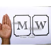 ราคา ป้ายห้องนำ้หญิง ป้ายห้องน้ำชาย M W ป้ายห้องนำ้วินเทจ สวยเรียบหรู, Designfac (8088086734)